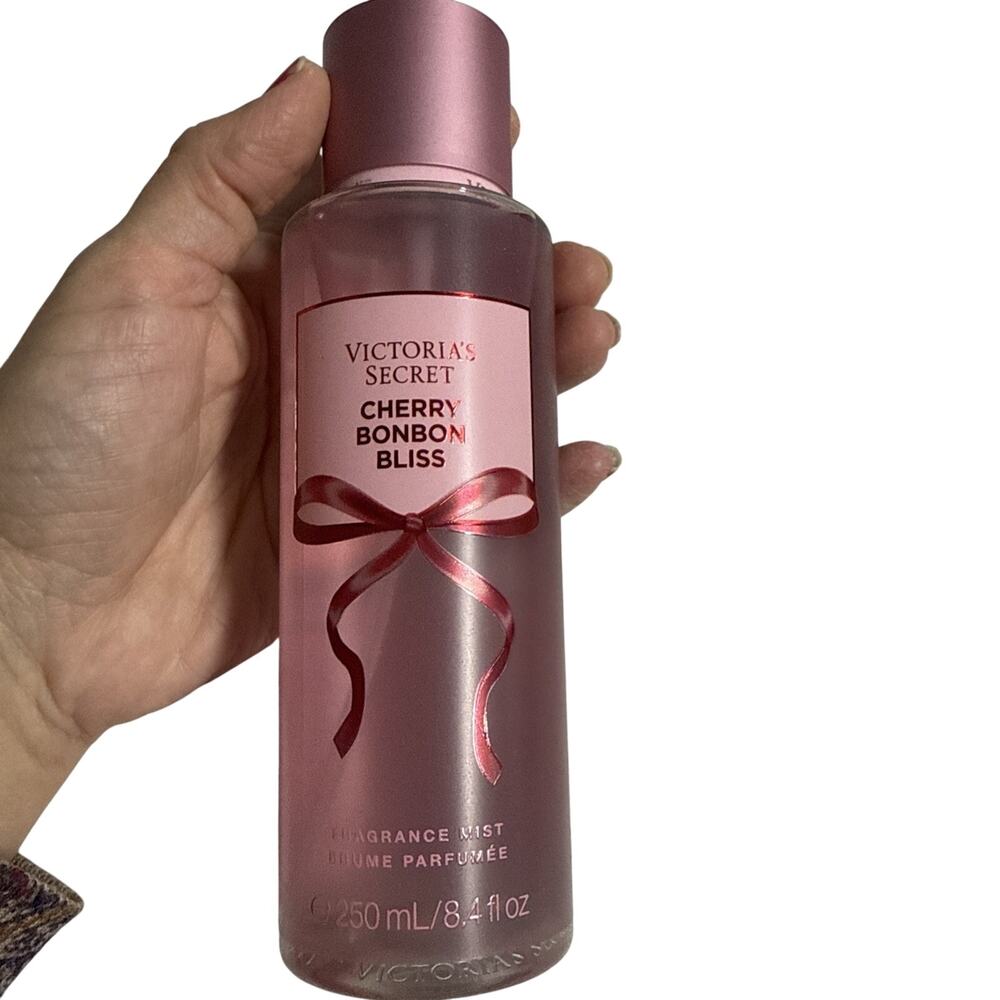 NEW Victoria's Secret Cherry Bonbon Bliss Fragrance Mist Body Spray, 8.4 Oz
